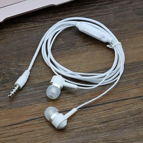 100PCS Sport Earphone wholesale Wired Super Bass 3.5mm Crack Colorful Headset Earbud with Microphone Hands Free for Samsung