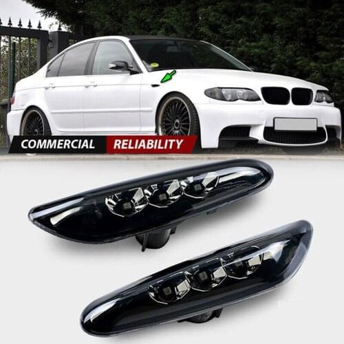 LED For BMW E82 E88 E60 E61 E90 E91 E92 Side Marker Lights Superior Illumination Amber Durable