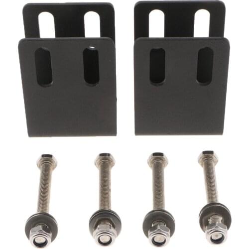 Pack Of 2 Car Roof Rack Bar Light Bracket Holder Bumper Kit Authentic Parts