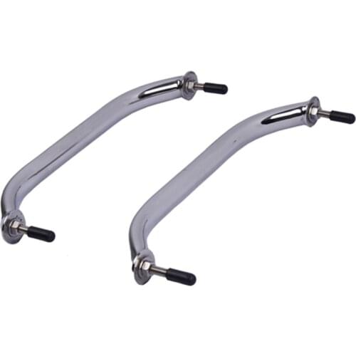 2pieces 16" 316 Stainless Steel Boat Polished Boat Marine Grab Handle Handrail