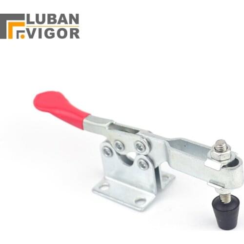 Galvanized iron Quick compactor,Horizontal fixture,Bolt ,Fixed clamp fixture, Work fixing Welding fixture clamp 2pcs