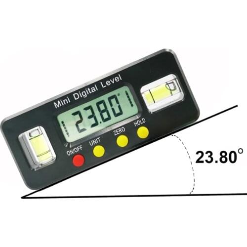 360degree Digital inclinometer protractor digital finder Angle Gauge horizontal Bevel Box mini electronic digital protractor