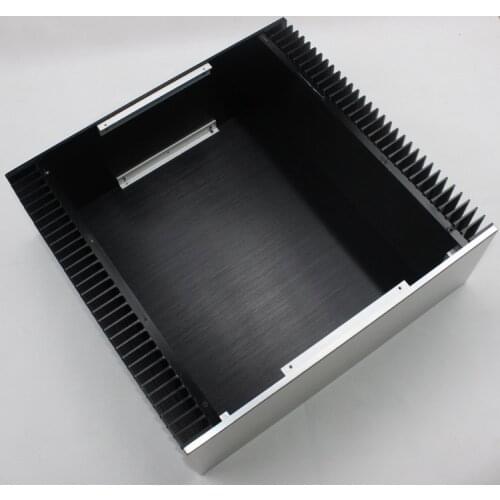 Size D412 W430 H150 All Aluminum Pure Rear Chassis Power Amplifier Case WA68