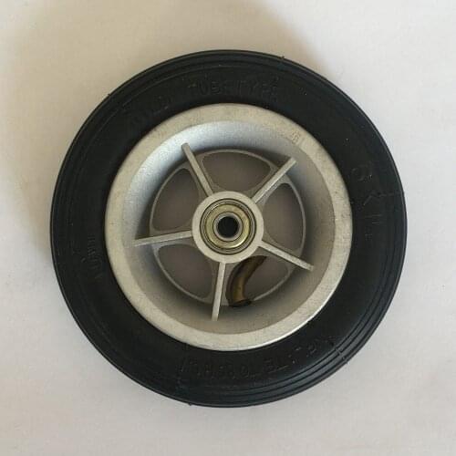 Electric Scooters 6X1 1/4 Wheel 6 inch Pneumatic Tire 4 inch Aluminium Rims Hub 150mm Tyres Wheels A Bike Bicycle Accessories