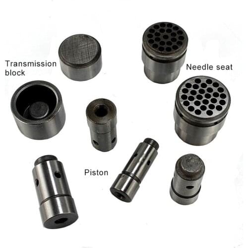 Needle seat for pneumatic rust removal gun