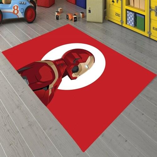 Iron Man 6 Patterned Carpet ,Non Slip Floor Carpet,Teens Carpet,Turkish Rug