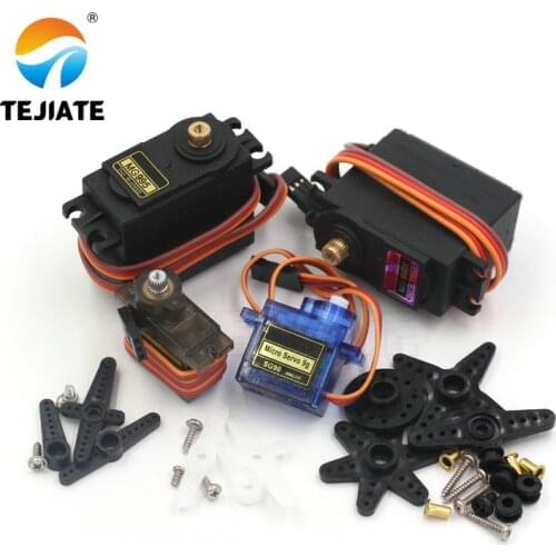 Steering gear module SG90 MG90S MG995 MG996 Servo Metal Gear for Model Helicopter Boat DIY