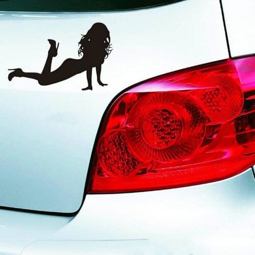 Sexy Girls Sexy Women Sexy Lady Car Sticker Feet Beauty Car Decor Reflective Warning Decals Car Styling Decoration 19*12cm