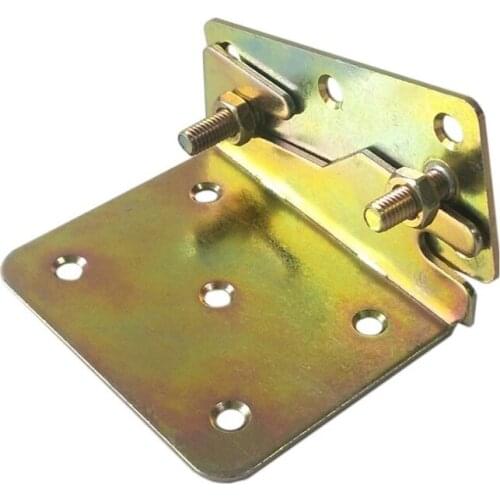 Bed hardware hinge heavy joints thick bed wooden furniture screw hook 4pair