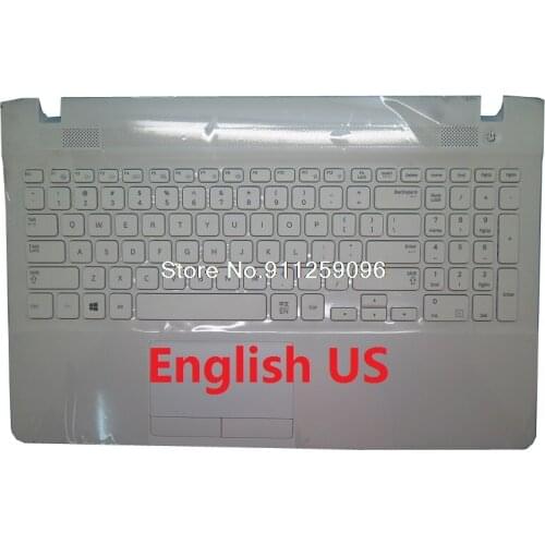Laptop PalmRest&keyboard For Samsung NP270E5J 270E5J English US Korea KR Russia RU Turkey TR Brazil BR With Touchpad Speaker New