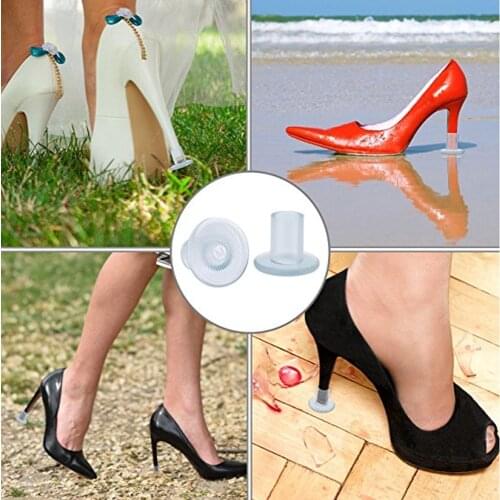 60 Pairs / Lot Heel Stopper High Heeler Antislip Silicone Heel Protectors Stiletto Dancing Covers For Bridal Wedding Party Favor