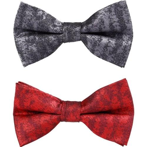 Wedding Bow Tie Mens Unisex Groom Host Suit Shirt Accessories Gift High-grade Trendy Jacquard Bright Color Bow Tie Wholesale
