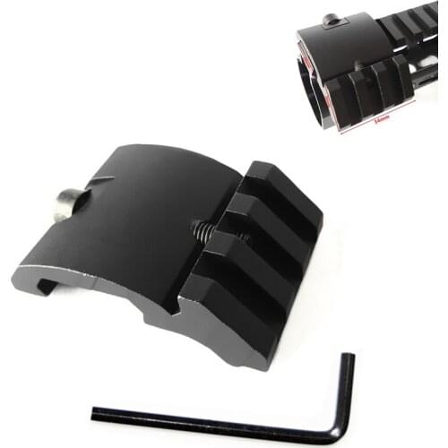 Ultra Low Profile Offset Picatinny Rail Mount 45 Degree Side Rail 20mm Mount For Hunting Rifle Red Dot scope sight Flashlights