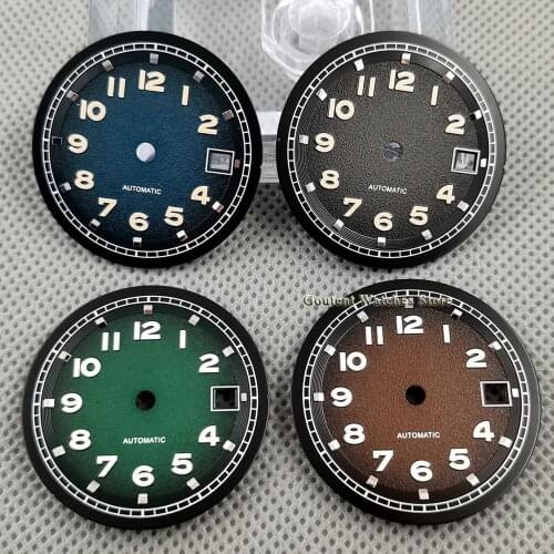 Bliger 31.5mm Sterile Dial Parts Fit for ETA 2836 2824 Miyota 8205 8215 821A,Mingzhu DG2813 3804 Seagull ST1612 movement