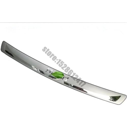 Protective Pad On The Rear Trunk Trim Lid Threshold rear door sill Fit For 2013-2019 Skoda Rapid