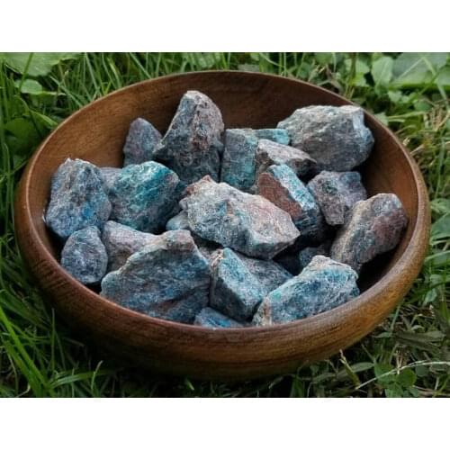 1kg healing gemstone 100% natural rough blue apatite crystal gemstones raw crystal stone wholesale