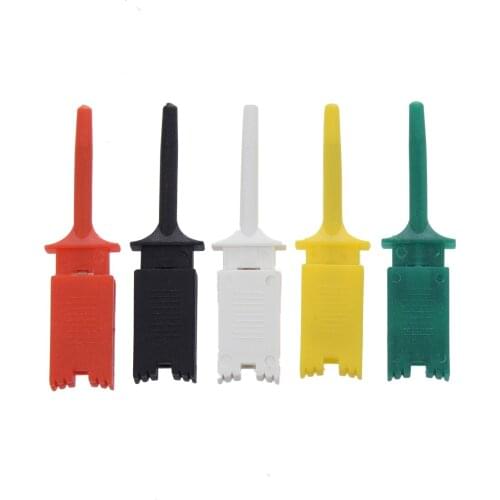 10pcs/set HELTC SMD IC 6 Colors Test Hook Clip Grabbers Test Probe