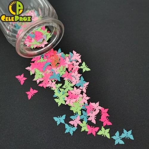 15g Butterfly Confetti Girl Birthday Party Decor Confetti Sequins DIY Craft Sewing Button Party Table Scatter DIY Party Supplies