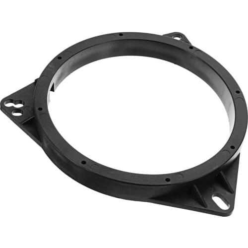 Car 1 Pair 6.5'' Stereo Speaker Spacer Rings Bracket Holder Black Plastic For Toyota For Nissan