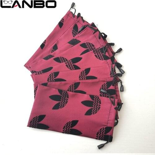 100pcs Concave-convex pattern Eyeglasses Protector Container Cases Holder Skating Sunglasses Storage Pouch Cloth Glasses Bag