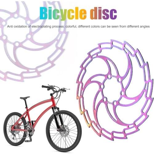 Mountain Bike Brakes Disc 160/180 CNC MTB Bicycle Disc Brakes Pads Colored Mountain Bike Brake Fitting Bicycle Accessories