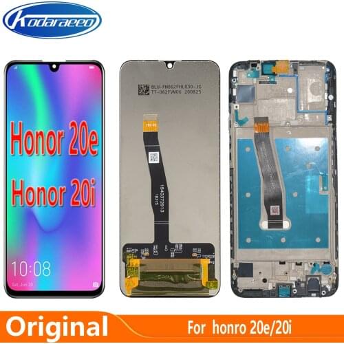 Original Display For Huawei Honor 20e LCD Display Touch Screen Digitizer With Frame For Honor 20i HRY-AL00TA LCD Glass Screen