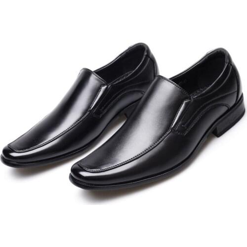 Classic Business Mens Dress Shoes Fashion Elegant Formal Wedding Shoes Men Slip On Office Oxford Shoes For Men 559