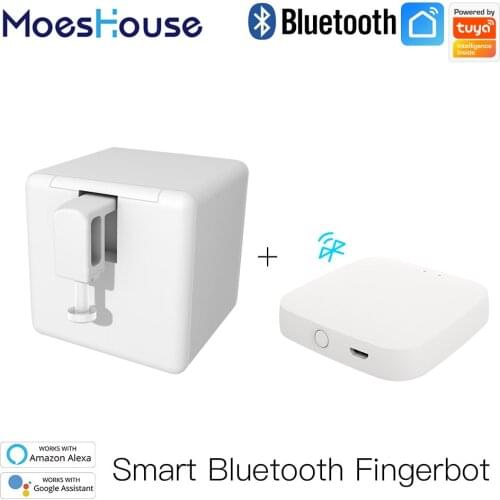 MoesHouse Tuya Smart Bluetooth Fingerbot Switch Button Pusher Smart Life App Voice Control via Alexa, Google Assistant