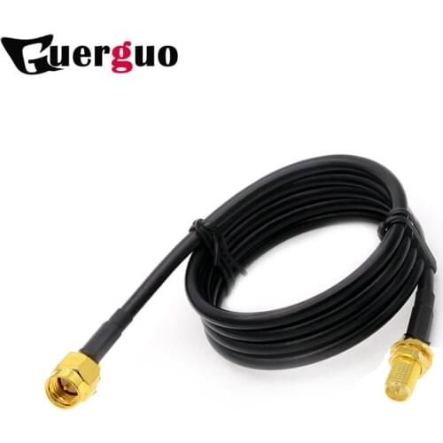 1PC RP SMA Male to RP SMA Female RG58 50ohm RF Coaxial Cable SMA Plug WiFi Antenna Extension Cable Connector Adapter Pigtail