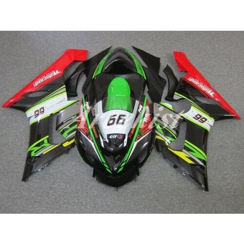 New ABS Whole Motorcycle Fairings Kit Fit For Kawasaki Ninja ZX-6R 636 zx6r 2005 2006 05 06 bodywork set red green