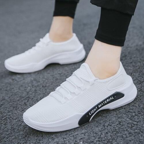 Men Casual Shoes White Sneakers Men Fashion Trend Comfortable Soft Shoes for Men Scarpe Sneaker Uomo Mesh Black Man Shoes