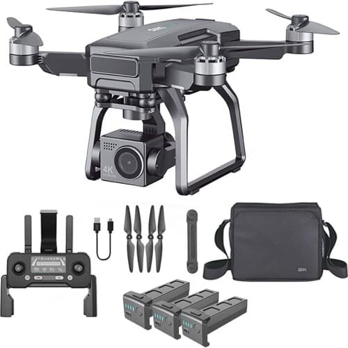 F7 4K Drone PRO Three-axis Mechanical Gimbal 4K Aerial Camera Brushless Motor Four-axis Aircraft With Storage Bag