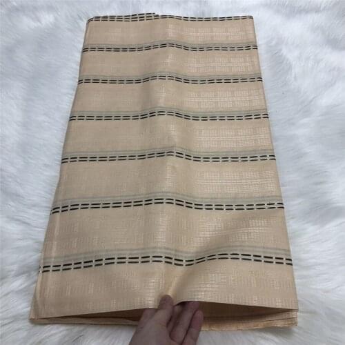 Hot Selling African 100% Cotton Nigerian Atiku Lace For Man Cloth Qtiku Fabric 100% Fotton High Quality 5yards