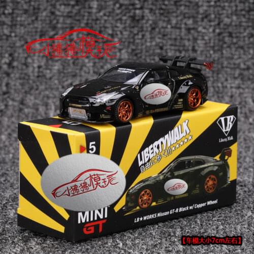 MINI GT cars 1/64 Nissan GTR R35 LB Works Collector Edition Metal Diecast Model Car