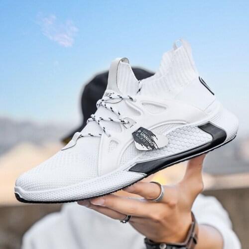 2021 New Summer Flat Breathable Walking Sneakers Mesh Men Casual Shoes Lightweight Comfortable Zapatillas Hombre NanX430