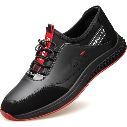 Mens Shoes 2021 New Spring Mens Business Casual Soft Sole All-Match Breathable Leather Trendy Fashion Casual Loafer