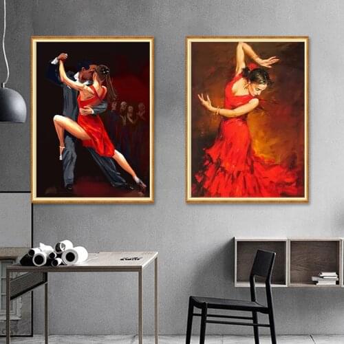 New Arrival DIY 5D Diamond Painting Ballet Cross Stitch Kit Full Drill Square Embroidery Mosaic Art Picture of Rhinestones Decor