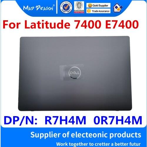 Laptop NEW original LCD Rear Lid Back LCD Top Cover Silver A shell For Dell Latitude 7400 E7400 EDC40 R7H4M 0R7H4M AM2EE000G00