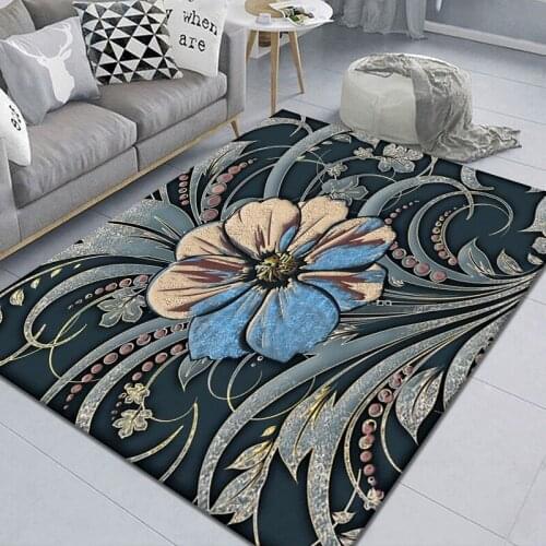 New Simple Carpet Living Room Bedroom Chinese Style Classical New Chinese Retro Mat Rugs for Bedroom Area Rug Large