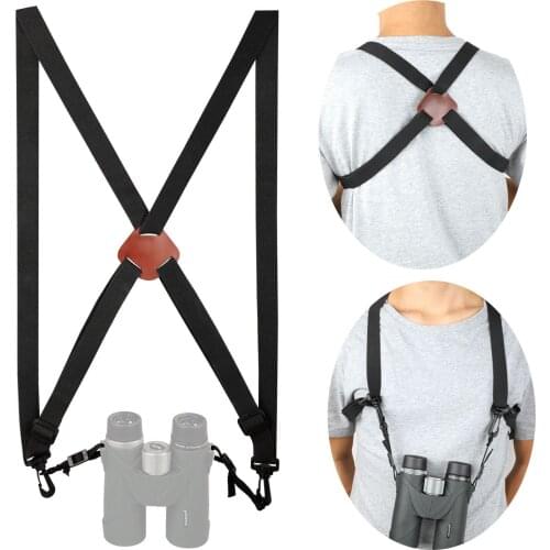 Optics Binocular Harness Strap X-shaped Adjustable Belt