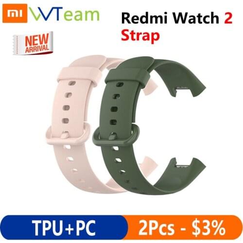Original Xiaomi Watch Strap for Mi Watch Lite and Redmi Smart Watch TPU Material Three Colors with Retail Package