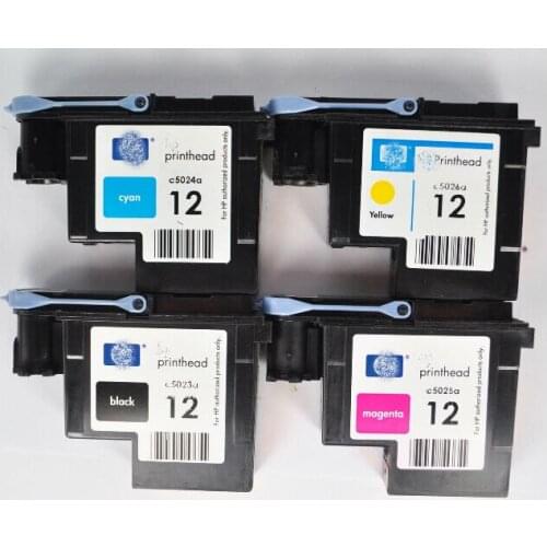 REMAN FOR HP 12 PRINT HEAD C5026A YELLOW C5025A MAGENTA C5024A CYAN C5023A BLACK