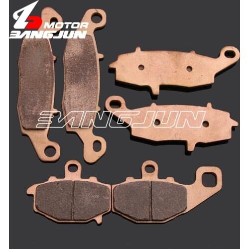 Motorcycle Front Rear Metal Brake Pads For Kawasaki ER6N ER6F 2006-07-08-09-10-11-16