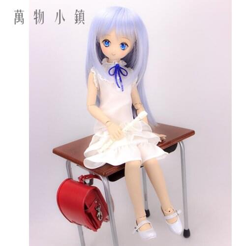 Accept custom Anohana: The Flower We Saw That Day Menma COS Cosplay Suit BJD 1/3 1/4 SD DD MSD Doll Clothes