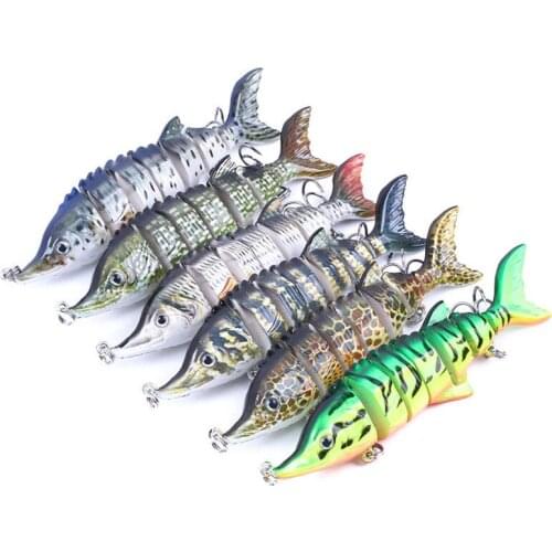 1pcs Multi-section Sinking Minnow Fishing Lures Artificial Hard Lure 7 Knots Bait 11cm/16g Wobblers Crankbaits Fishing Tackle