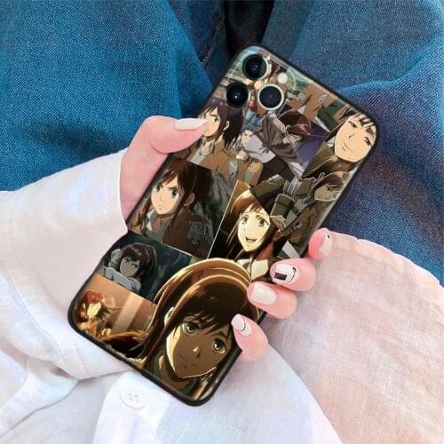 Attack on Titan anime manga Sasha Brouse silicone Phone Case FOR iPhone Se 6 6s 7 8 Plus X Xr Xs 11 12 Mini Pro Max Glass Cover