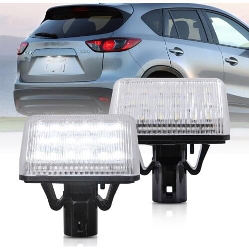 Replace LED License Number Plate Lights bulbs For For Mazda CX-7 Mazda Speed 6 Mazda 6 Sedan GY GJ GH GG OEM#GJ6A-51-272B