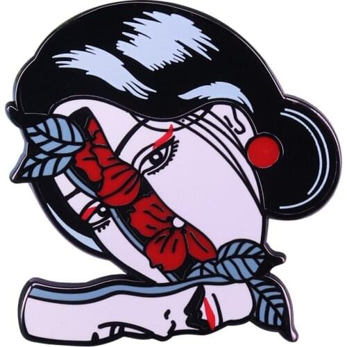 Divide lapel pin badge