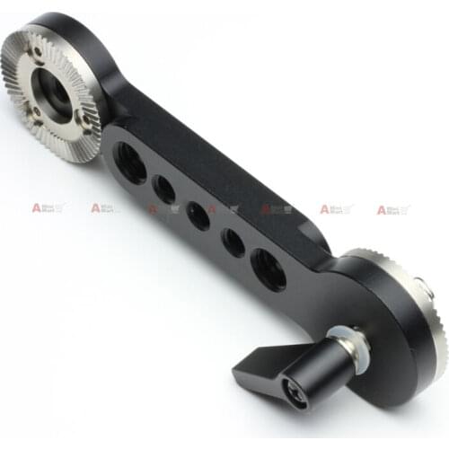 ARRI Type Rosette Dogbone Extention Bar Arm fr 15mm Rod Support Film Camera Rig Tilta Lanparte Grip Handle Gimbal Steadicam