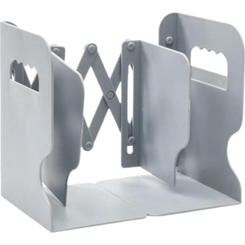 Retractable Bookends For Shelves Book Support Stand Bookshelf With Pen Holder Adjustable Bookends Book Rack Folder Book Stoppers